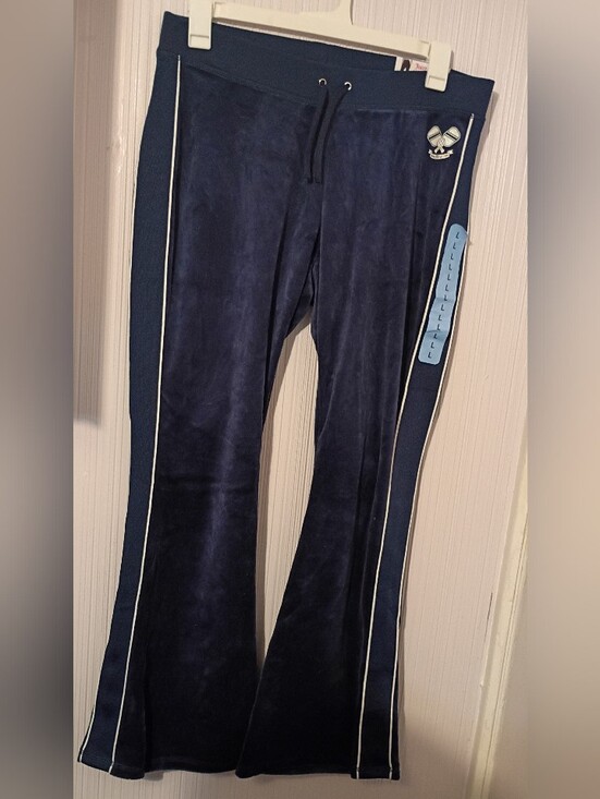 Juicy Couture Pants - New! Juicy Couture Women's Cotton Velour Pickleball Pant - Navy Size Large